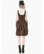 Dark in love Ivory Retro Victorian Lace Patchwork Puff Sleeve Blouse for Women
