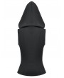 Dark in love Black Dark Rebel Gothic Punk Hooded Vest Top for Women