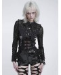 Devil Fashion Black Gothic Red Demon Eye Cutout Girdle