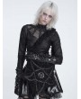 Devil Fashion Black Gothic Pentagram Chain Plush Crossbody Bag