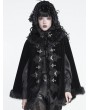 Devil Fashion Black Vintage Gothic Cross Lace Velvet Collar