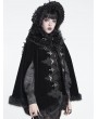 Devil Fashion Black Vintage Gothic Cross Lace Velvet Collar