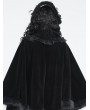 Devil Fashion Black Vintage Gothic Cross Lace Velvet Collar