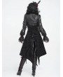 Devil Fashion Black Retro Gothic Long Lapel Swallowtail Waistcoat for Women