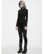 Punk Rave Black Gothic Punk Decadent Denim Pants for Women