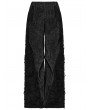 Punk Rave Black Gothic Punk Handsome Pleated Pants for Women