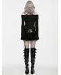 Punk Rave Black Punk Dark Gothic Pullover Sweater for Women