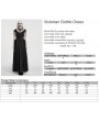 Punk Rave Black Victorian Gothic Embroidery Layered Party Dress