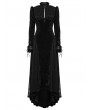 Punk Rave Black Gothic Victorian Vintage Long Velvet Dress