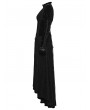 Punk Rave Black Gothic Victorian Vintage Long Velvet Dress