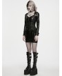 Punk Rave Black Gothic Punk Sexy Chain Bodycon Mini Dress