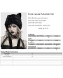 Punk Rave Black Gothic Punk Cat Ear Futuristic Hat