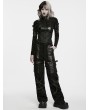 Punk Rave Black Gothic Punk Eyelets Pin Visual Corset Belt