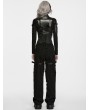 Punk Rave Black Gothic Punk Eyelets Pin Visual Corset Belt