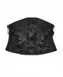 Punk Rave Black Gothic Punk Eyelets Pin Visual Corset Belt