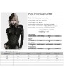 Punk Rave Black Gothic Punk Eyelets Pin Visual Corset Belt