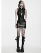 Punk Rave Black Gothic Cyberpunk PU Leather Corset Belt