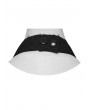 Punk Rave Black Retro Gothic Floral Lace Collar