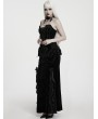 Punk Rave Black Gorgeous Gothic Lace Applique Corset Top for Women
