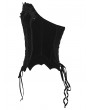 Punk Rave Black Gorgeous Gothic Lace Applique Corset Top for Women