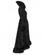Punk Rave Black Gothic Elegant Vintage Stand Collar Jacket for Women