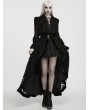 Punk Rave Black Decadent Gothic Cotton Linen Shirt for Women