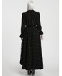Punk Rave Black Decadent Gothic Cotton Linen Shirt for Women