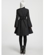Punk Rave Black Gothic Noble Embroidered Beaded Lace Trim Jacket for Women