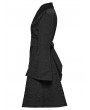 Punk Rave Black Gothic Noble Embroidered Beaded Lace Trim Jacket for Women