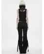 Punk Rave Black Gothic Wasteland Pullover Sweater for Women