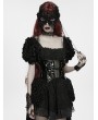 Punk Rave Black Gothic Night Dark Priestess Masque Mask