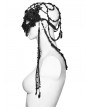 Punk Rave Black Gothic Night Dark Priestess Masque Mask