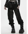 Punk Rave Black Gothic Punk Armory Convertible Waist Bag