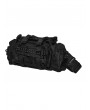 Punk Rave Black Gothic Punk Armory Convertible Waist Bag