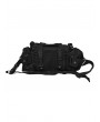 Punk Rave Black Gothic Punk Armory Convertible Waist Bag