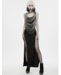 Punk Rave Silver Punk Spike Metal Gothic Body Chain Harness