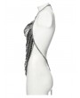 Punk Rave Silver Punk Spike Metal Gothic Body Chain Harness