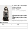 Punk Rave Silver Punk Spike Metal Gothic Body Chain Harness