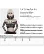 Punk Rave Black Punk Gothic Red Evil Eye Bra