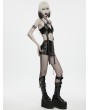 Punk Rave Black Gothic Functional Two-Wear Sexy Lingerie