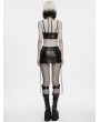 Punk Rave Black Gothic Functional Two-Wear Sexy Lingerie