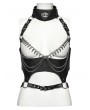 Punk Rave Black Gothic Dark Spiked Chain Body Harness