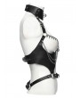 Punk Rave Black Gothic Dark Spiked Chain Body Harness