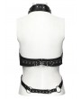 Punk Rave Black Gothic Dark Spiked Chain Body Harness
