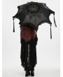 Punk Rave Black Glamorous Gothic Umbrella