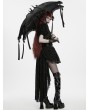 Punk Rave Black Glamorous Gothic Umbrella