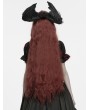 Punk Rave Black Dark Gothic Angel Feather Lace Headband
