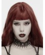 Punk Rave Black Gothic Cathedral Cross Lace Choker