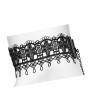 Punk Rave Black Gothic Cathedral Cross Lace Choker