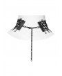 Punk Rave Black Gothic Cathedral Cross Lace Choker